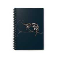 Native American Owl Spiral Notebook: Hand-Drawn Totem Tails Design