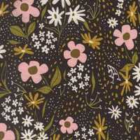 Night Owl Midnight 48422-24 by Gingiber for Moda. Sold in 1/2 yard increments cut as one continuous