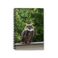 Owl Spiral Notebook - Ruled Line
