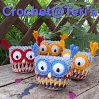 Mosaic Owl Toy PATTERN ONLY