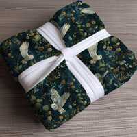 Enchanted Forest Owl Blanket – Cozy Woodland Throw with Starry Night Sky and Whimsical Botanic