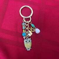Sage Owl Bag Charm
