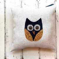 Small Decorative Owl Pillow