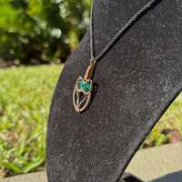 Handmade Wire Wrapped Owl Pendant Necklace in Tarnish Resistant Copper