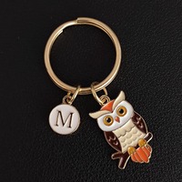 Owl Keychain: Personalized Bird Keyring