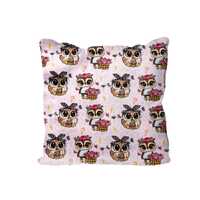 Mini Cushion Handmade. Cute Owls Design Cushion. Children's Cushion. Nursery Cushion. Size appro