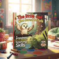 The Little Owl Who Loved to Talk Preschool Picture Book About Listening Social Skills for Children K