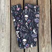 Owl printed  Pocket Leggings: Cottagecore styles