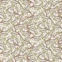 Hooters Fabric in Taupe / Woodland Fabric / Owl Fabric / Count on Me / Dear Stella Fabrics