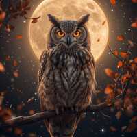 Owl Jigsaw Puzzle | Moon Owl Wall Art | Mystic Owl Decor | Wildlife Puzzle Gift | Nature Lover Gift 