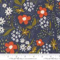 Night Owl Feedsack Floral Dusk by Gingiber of Dreamy Quilts for Moda Fabrics 48422 14 Sold in HALF y