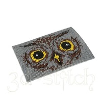 Owl 3D Glasses Case Plastic Canvas Cross Stitch Pattern PDF DIY Crafts Children Project Embroidery E