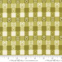 Night Owl Flower Plaid Leaf by Gingiber for Moda Fabrics