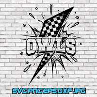 Owls Mascot png, Owls svg, Design for Shirts, Digital Download