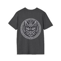 Greek Athena Owl Graphic T-Shirt, Unisex Shirt, Graphic Tee, Animal Lover Gift, Vintage Style Appare