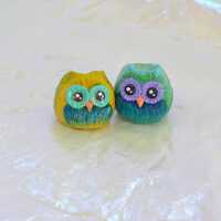 Hand-Sculpted Owl Figurines