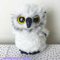 6" TY Austin owl beanie boo soft toy plushie