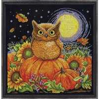 Harvest Owl by Design Works Counted Cross Stitch Kit