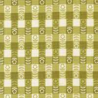 Folk Flower Plaid Leaf from Night Owl Collection by Gingiber for Moda Fabrics