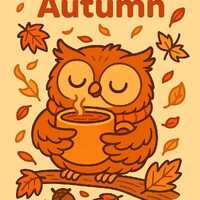 Cute Owls Autumn Coloring Book for Kids – 20 Cozy Fall Pages | Printable Coloring Book