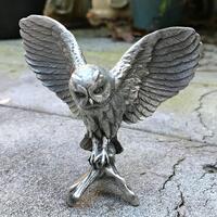 beautiful pewter owl