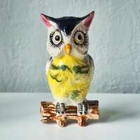 Vintage Colorful Owl