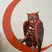 Antique Owl Halloween Diecut