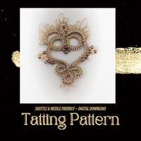 Frivolite Tiny Owl Tatting Pattern: Lace Birds Decor (PDF)&ndash; NOT for Beginners 