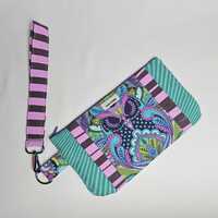 Tula Pink Owl Wristlet Wallet Purse: Gift for Women