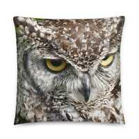 Basic Owl Pillow - Unleash your style, Forest spirit, Jungle vibes, Wise watcher, Night guardian, My