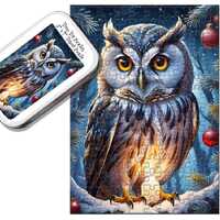 Jigsaw Puzzle | 150pc | Secret Owl | Tiny Tin Puzzles |Travel Puzzle | New | Made in The USA | FREE