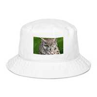 Organic Owl bucket hat - Unleash your style, Forest spirit, Jungle vibes, Wise watcher, Night guardi