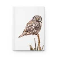 Barn Owl Hardcover Journal Nature-Inspired Writing Notebook Gift for Writers, Artists & Students