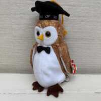 TY Beanie Baby: Graduation Owl Plush, Class of 2000, with Tag