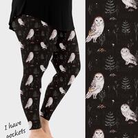 Woodland Owl Leggings w/ Pockets