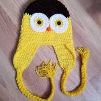 Handmade Owl Crocheted Hat