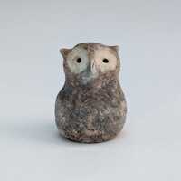 Small Clay Owl | Rustic Handmade Owl | Woodland Decor Gift