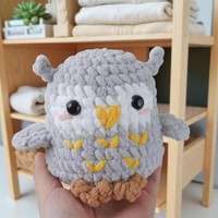 Cuddly Owl Crochet Pattern | No Sew Amigurumi PDF Tutorial | Crochet Plush Toy PDF | No Sew Amigurum