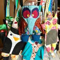Animal or Monster Tote Bag - Kids Carryall Purse, Waterbottle Holder - Small Satchel - Birthday Gift