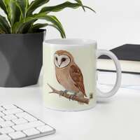 Owl Mug &ndash; Wisdom in Silence | ByDEMIRTAY Wild Tales Collection