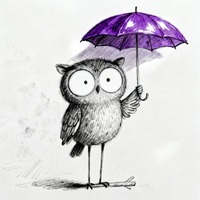 12 Watercolor Animal Illustrations - Cute Owl Art for Nursery Decor