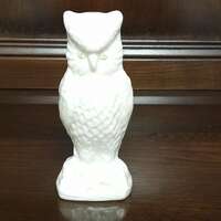 Vintage Belleek Owl.  Blue Stamp, 8th Mark.