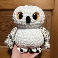 Hedwig Owl Crochet Plushie | Owl Crochet | Owl stuffed animal | Hedwig Crochet | Baby Shower Gift | 