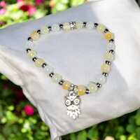 Wisdom in Bloom Beaded Owl Bracelet &ndash; Faith, Whimsy and Gentle Strength