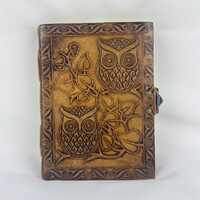 Owl Leather Notebook