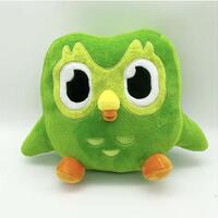 Duolingo Owl Plush Toy, Cartoon Anime Owl Doll, Soft Stuffed Animal Gifts For Kids