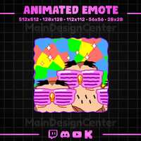 Party Owls · Animated Emote · Dancing Emoji · Chat Emoticon · Twitch, Di
