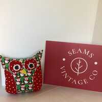 Handmade Cotton Owl Pillow