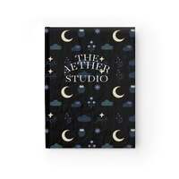 Mystical Night Sky Journal - Blank, Celestial Owl Notebook, Dream Journal, Writing Gift, Starry Sky 