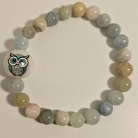 Owl Focal Beaded Bracelet.